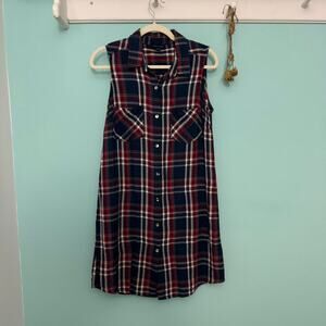 Plaid Tommy Hilfiger sleeveless dress